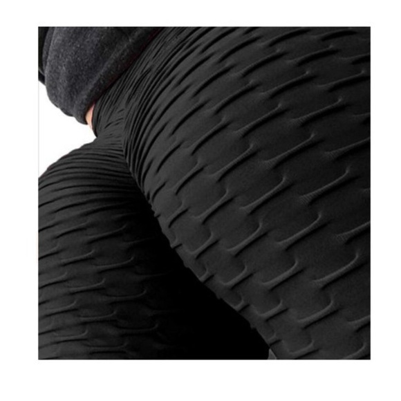 Tummy Control  High Waisted Scrunched Yoga Pants - Picture 3 of 3